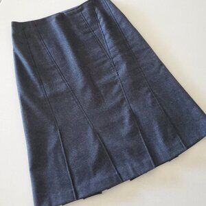 INDIVI Women's Pleated Hem Skirt Charcoal Grey, Size M